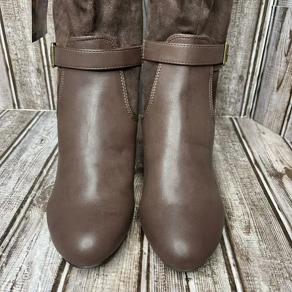 Bella Vita Heeled Boots Brown Size 6 Extra Wide - Picture 3 of 9
